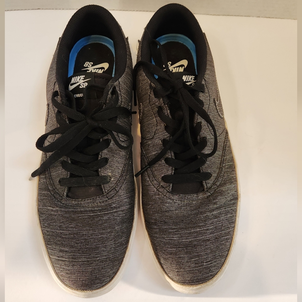 Nike Men's Charcoal and Black Sneakers SB SIZE 8.5